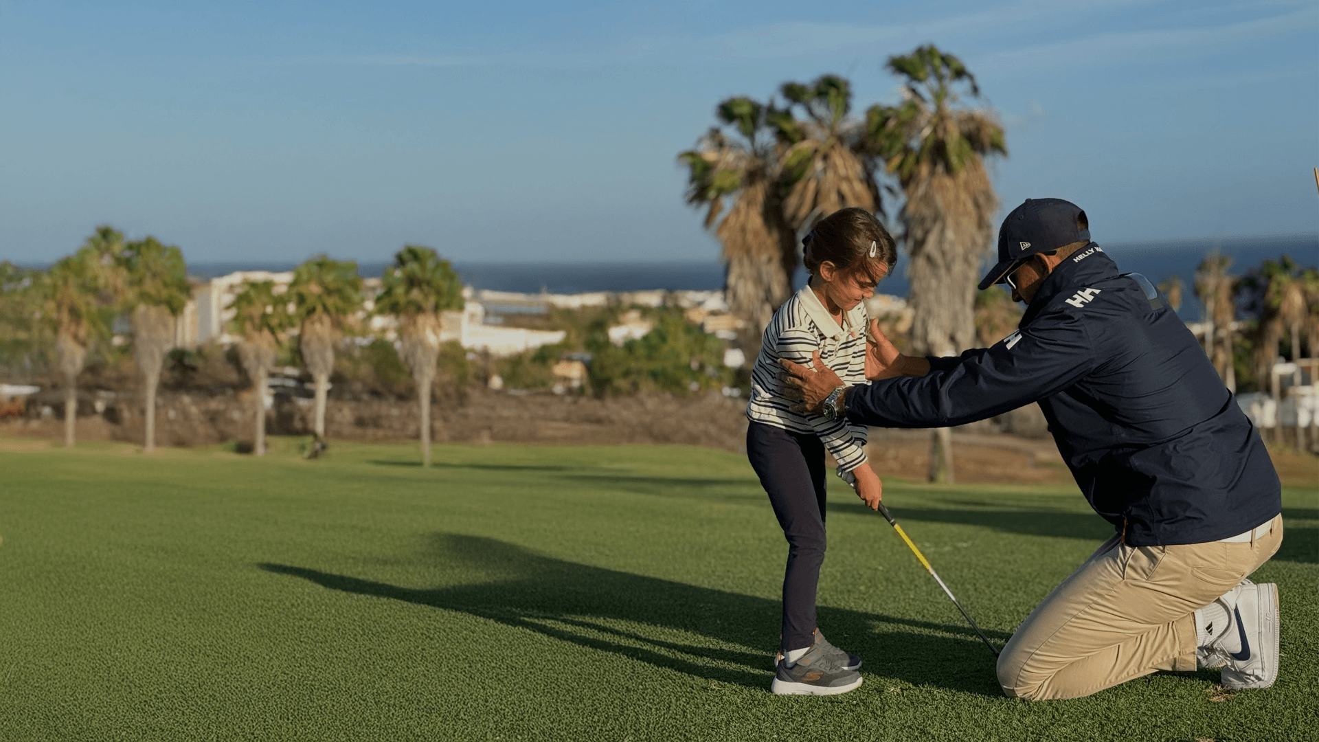 Junior golf lesson