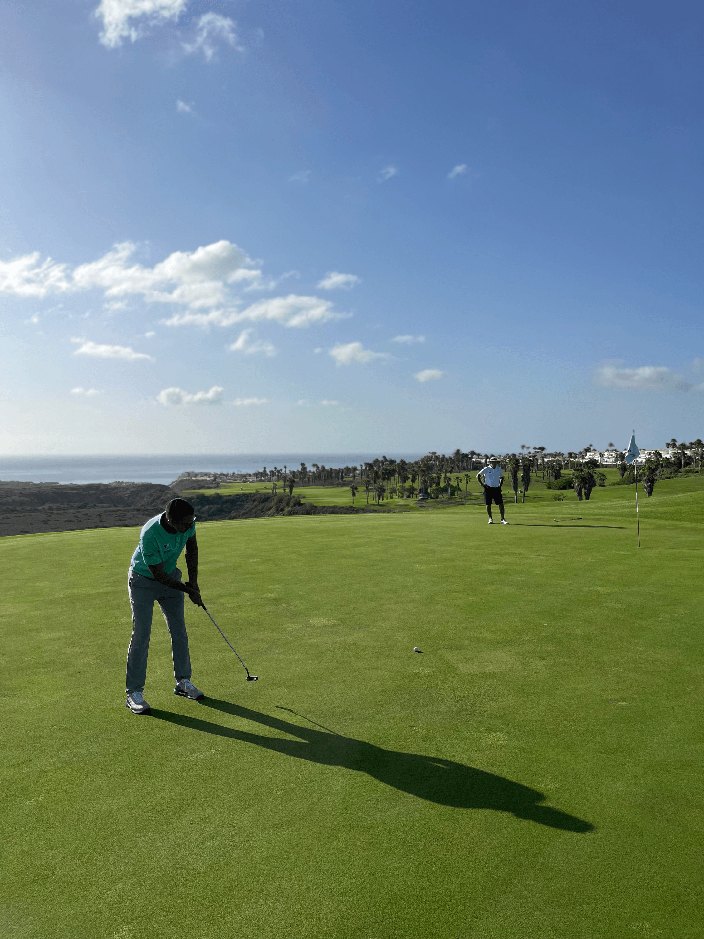 Golf putting lesson