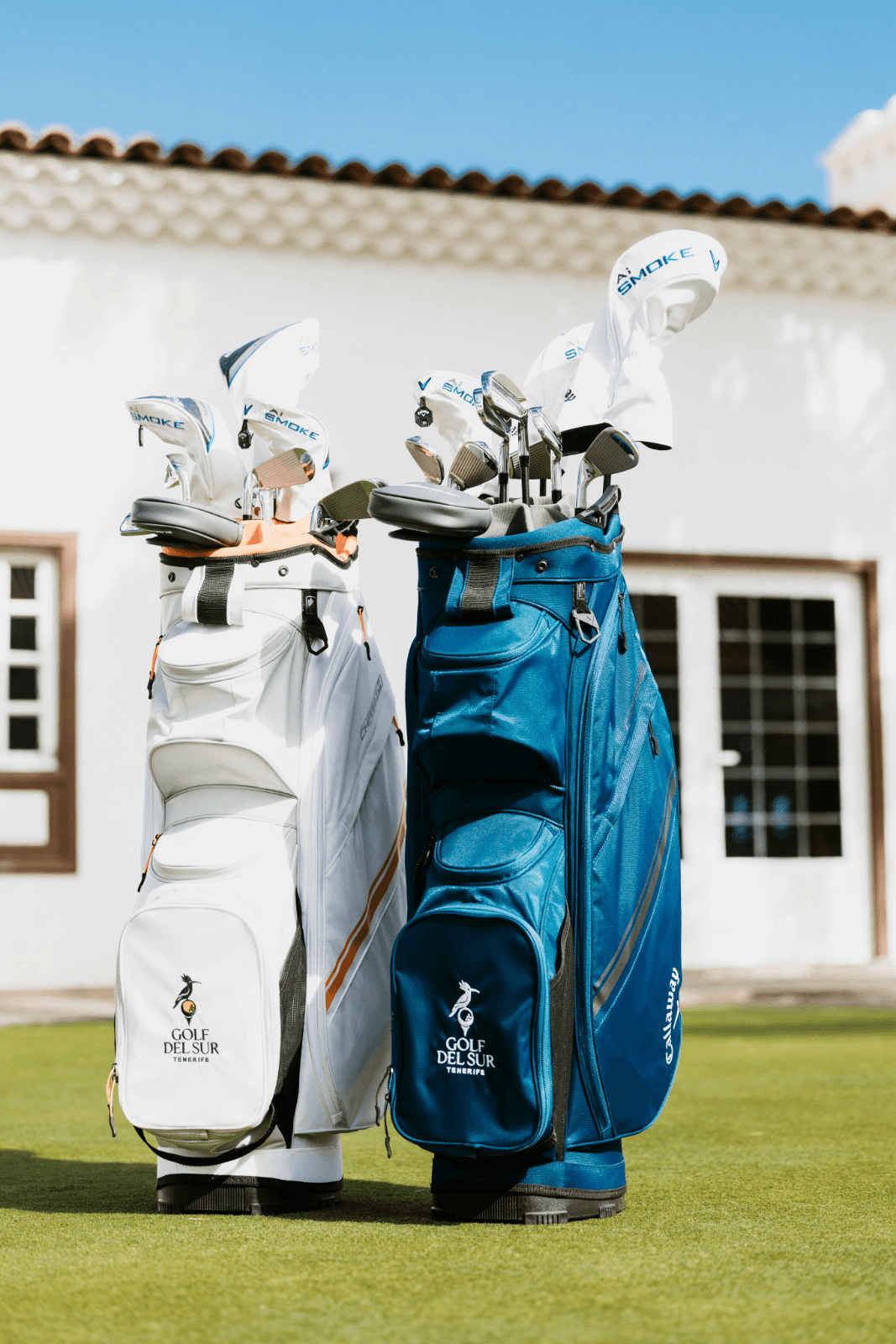 Golf del Sur branded rental bags