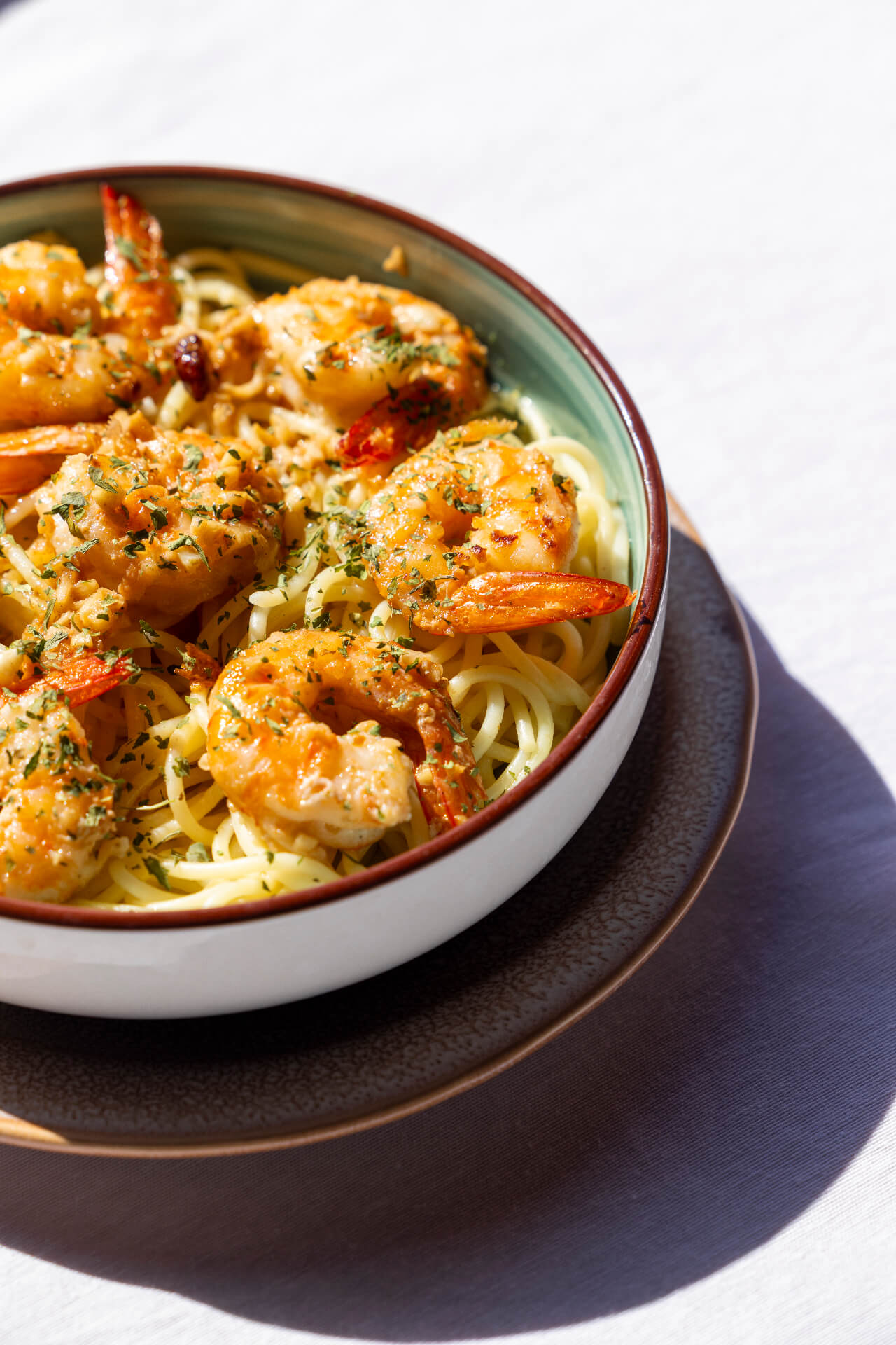 Garlic Shrimp Pasta
