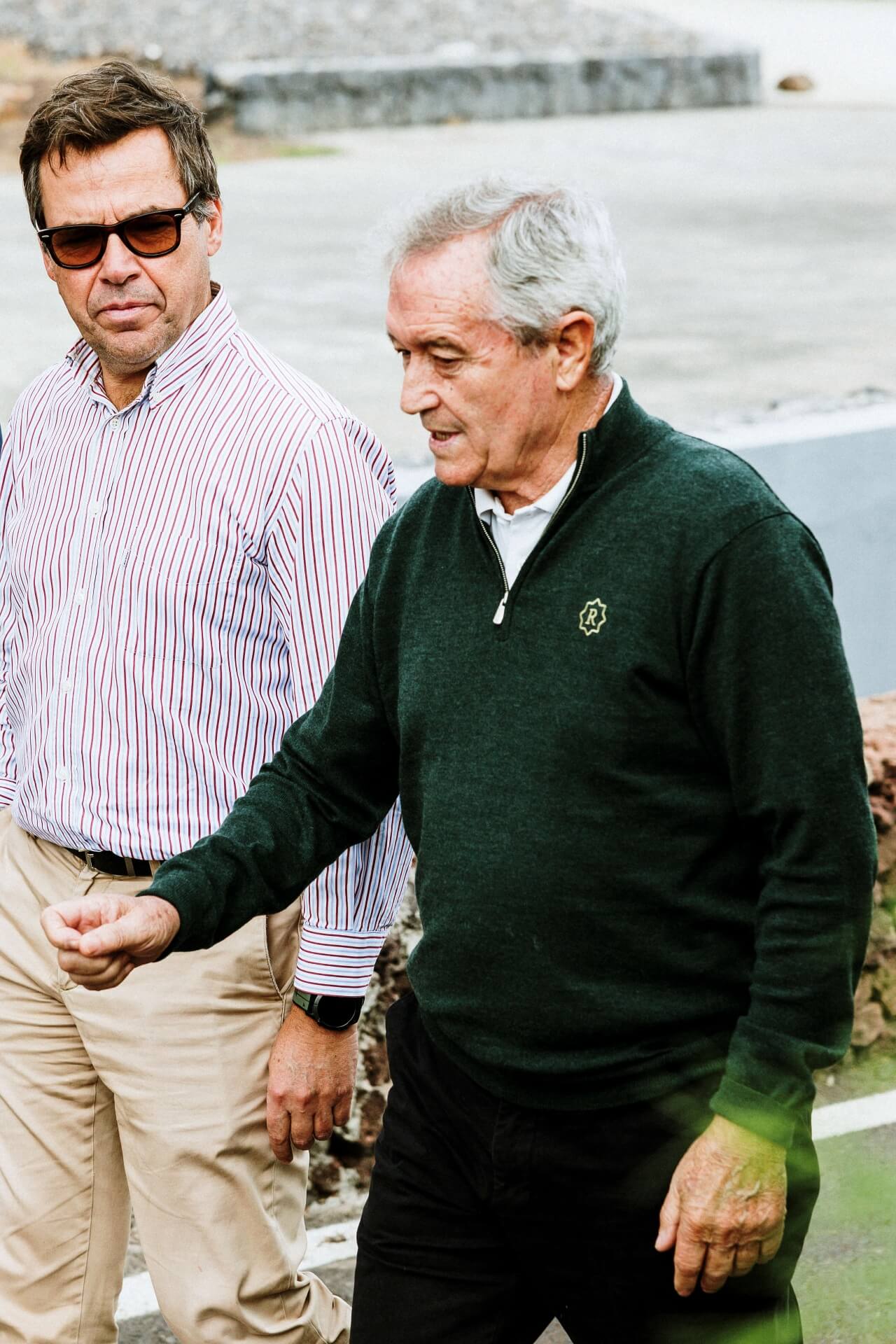 Manuel Piñero and Gonzalo Millán at Golf del Sur